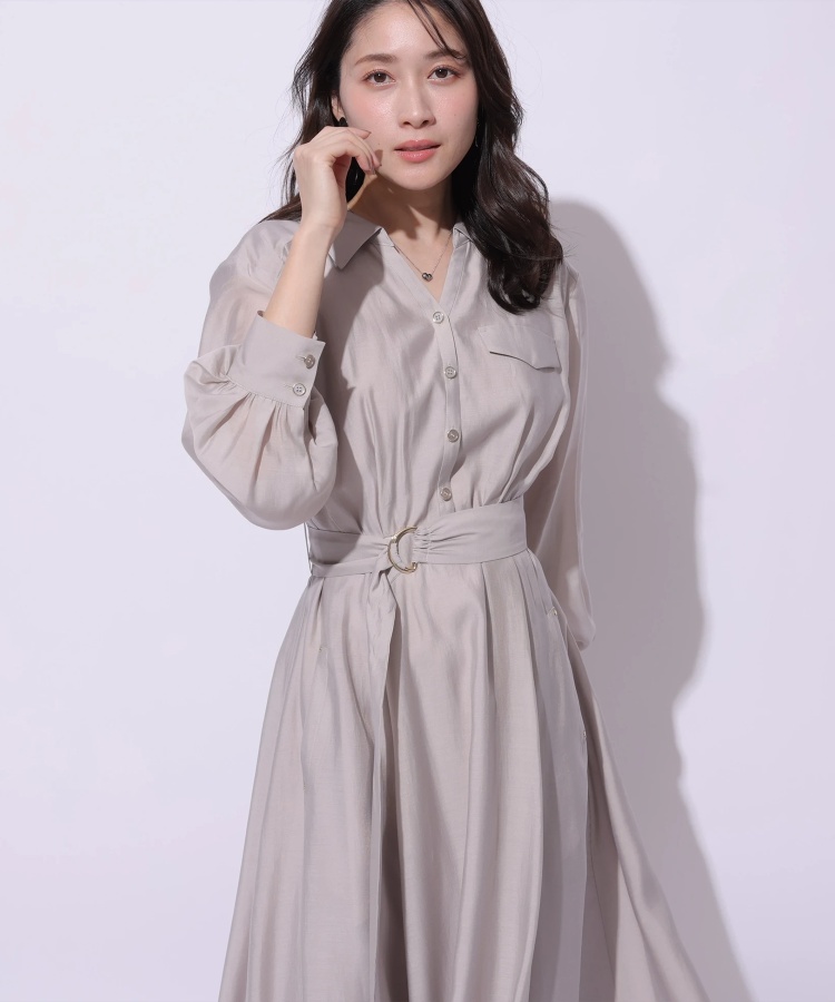 Arpege story大丸東京店限定》シアーシャツワンピース | ワンピース  