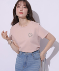 ハートビジューカットソー | Tシャツ・カットソー | Apuweiser