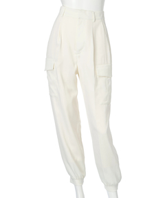 Apuweiser-riche(アプワイザー・リッシェ) |リラクシーサテンワークパンツ