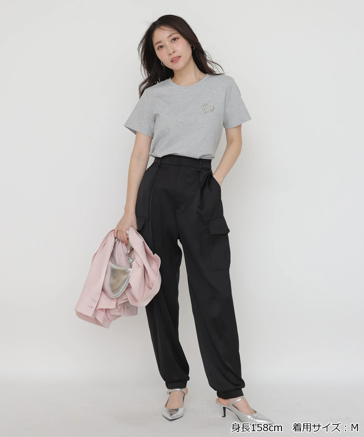 【Apuweiser-riche】リラクシーサテンワークパンツ リラクシーサテンワークパンツ | パンツ | Apuweiser-riche