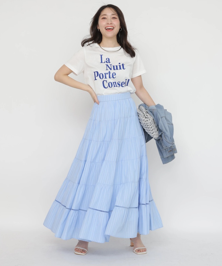 ハシゴレースティアードスカート | スカート | Apuweiser-riche  