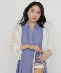 Apuweiser-richeメッシュショートカーデ Apuweiser-richeメッシュショートカーデ - メルカリ