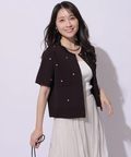 Apuweiser-riche ハート刺繍カラーカーデ ハート刺繍カラーカーデ | カーデ | Apuweiser-riche