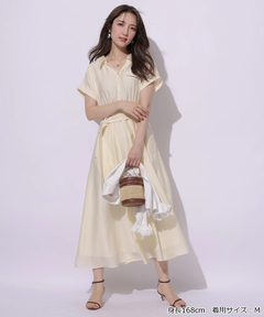 Apuweiser-riche(アプワイザー・リッシェ) |シアーシャツ半袖ワンピース