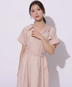 Apuweiser-riche(アプワイザー・リッシェ) |シアーシャツ半袖ワンピース