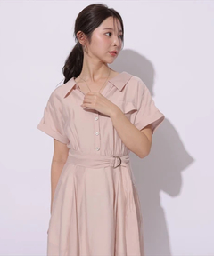 Apuweiser-riche(アプワイザー・リッシェ) |シアーシャツ半袖ワンピース