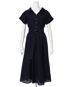 Apuweiser-riche(アプワイザー・リッシェ) |シアーシャツ半袖ワンピース