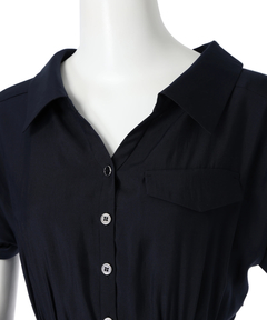 Apuweiser-riche(アプワイザー・リッシェ) |シアーシャツ半袖ワンピース