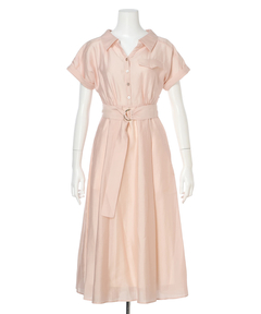 Apuweiser-riche(アプワイザー・リッシェ) |シアーシャツ半袖ワンピース