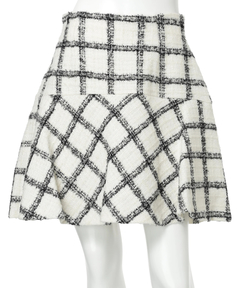 Apuweiser-riche(アプワイザー・リッシェ) |ツイードフレアミニスカート