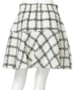 Apuweiser-riche(アプワイザー・リッシェ) |ツイードフレアミニスカート