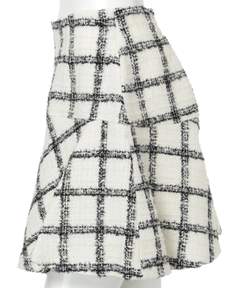 Apuweiser-riche(アプワイザー・リッシェ) |ツイードフレアミニスカート