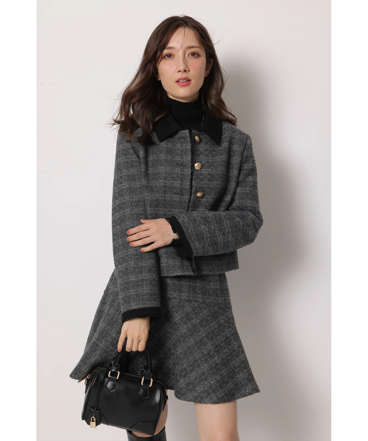 ツイードフレアミニスカート | スカート | Apuweiser-riche