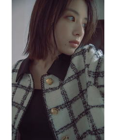 Apuweiser-riche(アプワイザー・リッシェ) |バイカラーツイードジャケット