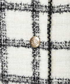 Apuweiser-riche(アプワイザー・リッシェ) |バイカラーツイードジャケット