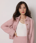 ノーカラーツイードジャケット新品！完売❗️アルページュストーリー ノーカラーツイードジャケット｜masako｜Arpege story｜【公式