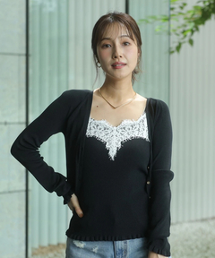 Apuweiser-riche(アプワイザー・リッシェ) |レーストリムニットアンサンブル