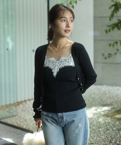 Apuweiser-riche(アプワイザー・リッシェ) |レーストリムニットアンサンブル