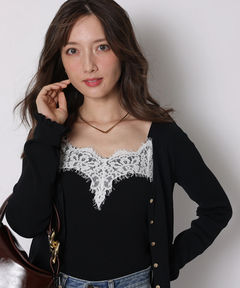 Apuweiser-riche(アプワイザー・リッシェ) |レーストリムニットアンサンブル