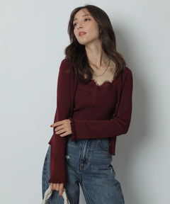 Apuweiser-riche(アプワイザー・リッシェ) |レーストリムニットアンサンブル