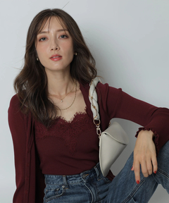 Apuweiser-riche(アプワイザー・リッシェ) |レーストリムニットアンサンブル