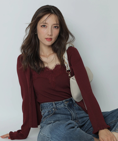 Apuweiser-riche(アプワイザー・リッシェ) |レーストリムニットアンサンブル