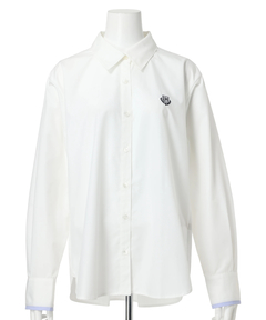 Apuweiser-riche(アプワイザー・リッシェ) |エンブレム刺繍シャツブラウス