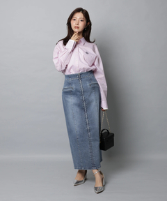 Apuweiser-riche(アプワイザー・リッシェ) |エンブレム刺繍シャツブラウス