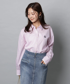 Apuweiser-riche(アプワイザー・リッシェ) |エンブレム刺繍シャツブラウス