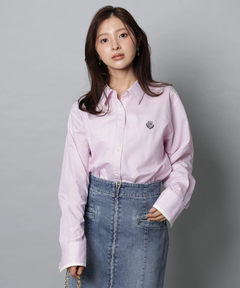 Apuweiser-riche(アプワイザー・リッシェ) |エンブレム刺繍シャツブラウス