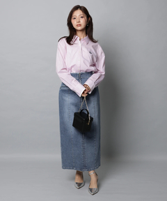 Apuweiser-riche(アプワイザー・リッシェ) |エンブレム刺繍シャツブラウス