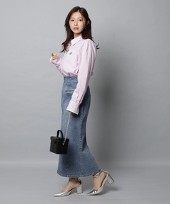 Apuweiser-riche(アプワイザー・リッシェ) |エンブレム刺繍シャツブラウス