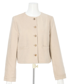 Apuweiser-riche(アプワイザー・リッシェ) |スエードノーカラージャケット