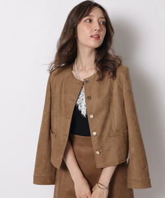 Apuweiser-riche(アプワイザー・リッシェ) |スエードノーカラージャケット