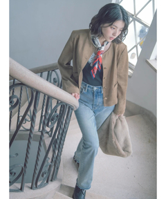 Apuweiser-riche(アプワイザー・リッシェ) |スエードノーカラージャケット