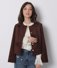 Apuweiser-riche(アプワイザー・リッシェ) |スエードノーカラージャケット