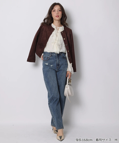 Apuweiser-riche(アプワイザー・リッシェ) |スエードノーカラージャケット