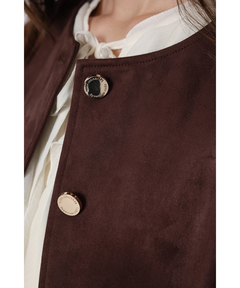 Apuweiser-riche(アプワイザー・リッシェ) |スエードノーカラージャケット