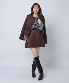 Apuweiser-riche(アプワイザー・リッシェ) |スエードノーカラージャケット