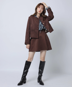 Apuweiser-riche(アプワイザー・リッシェ) |スエードノーカラージャケット