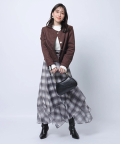 Apuweiser-riche(アプワイザー・リッシェ) |スエードノーカラージャケット