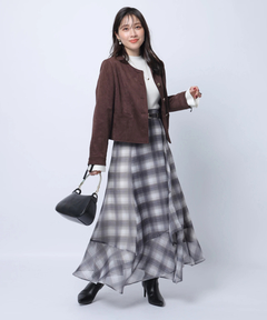 Apuweiser-riche(アプワイザー・リッシェ) |スエードノーカラージャケット