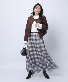 Apuweiser-riche(アプワイザー・リッシェ) |スエードノーカラージャケット