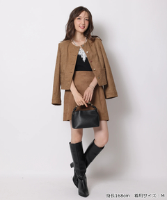 Apuweiser-riche(アプワイザー・リッシェ) |スエードノーカラージャケット