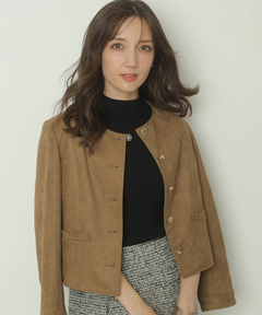 Apuweiser-riche(アプワイザー・リッシェ) |スエードノーカラージャケット