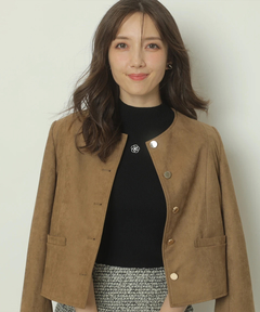 Apuweiser-riche(アプワイザー・リッシェ) |スエードノーカラージャケット