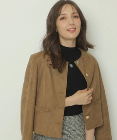 Apuweiser-riche(アプワイザー・リッシェ) |スエードノーカラージャケット