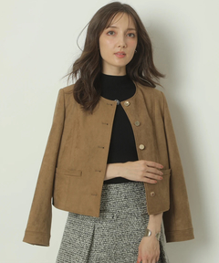 Apuweiser-riche(アプワイザー・リッシェ) |スエードノーカラージャケット