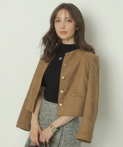 Apuweiser-riche(アプワイザー・リッシェ) |スエードノーカラージャケット