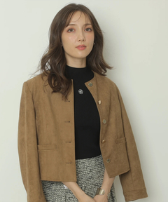 Apuweiser-riche(アプワイザー・リッシェ) |スエードノーカラージャケット